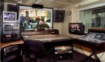Post studio mixing room